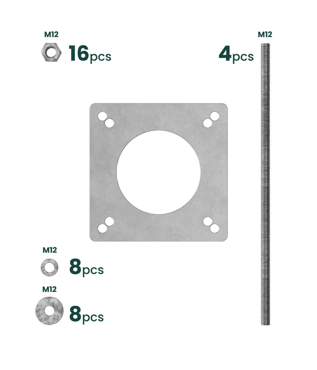 Onepole Anchor Frame 400 CC140/160 M12