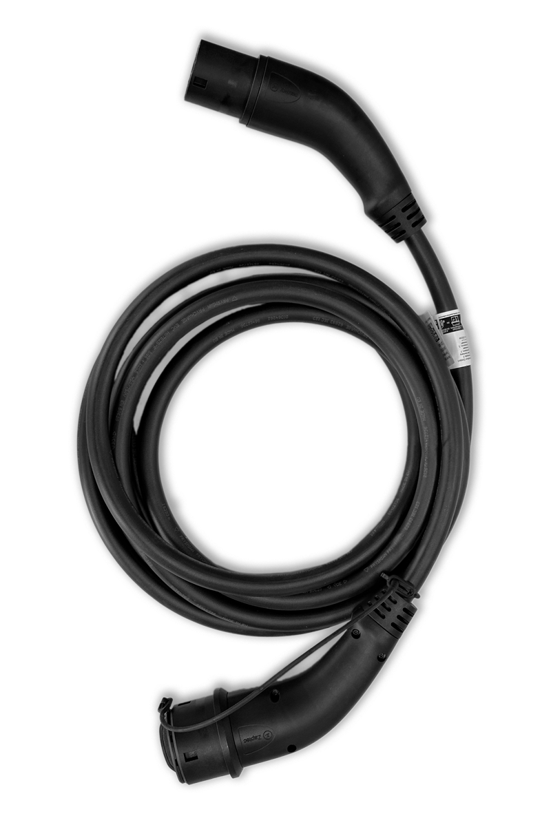 Zaptec Ladekabel, Typ 2 dreiphasig 32 Ampere, Länge 5m